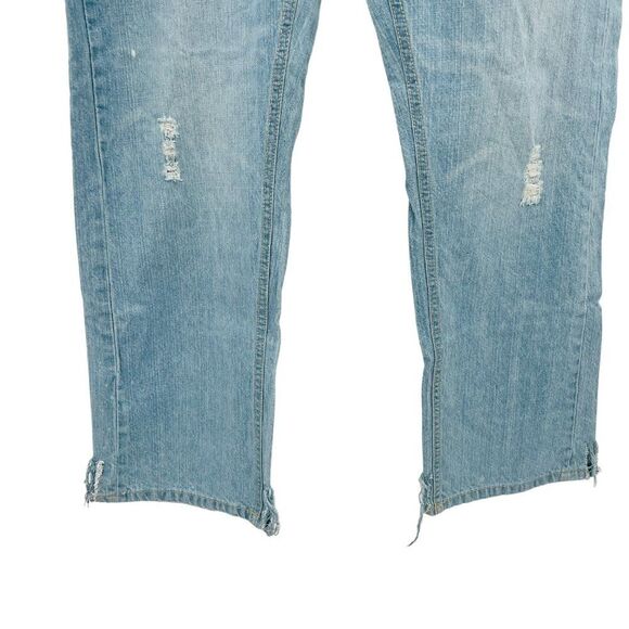 Mens Revolve Distressed Light Wash Jeans Size 40 X 32 - Picture 5 of 16